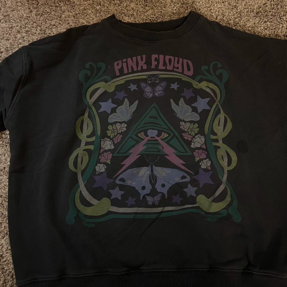 American eagle pink floyd sweatshirt hoodie